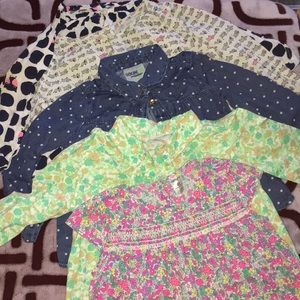 Long sleeve shirts with one short sleeve